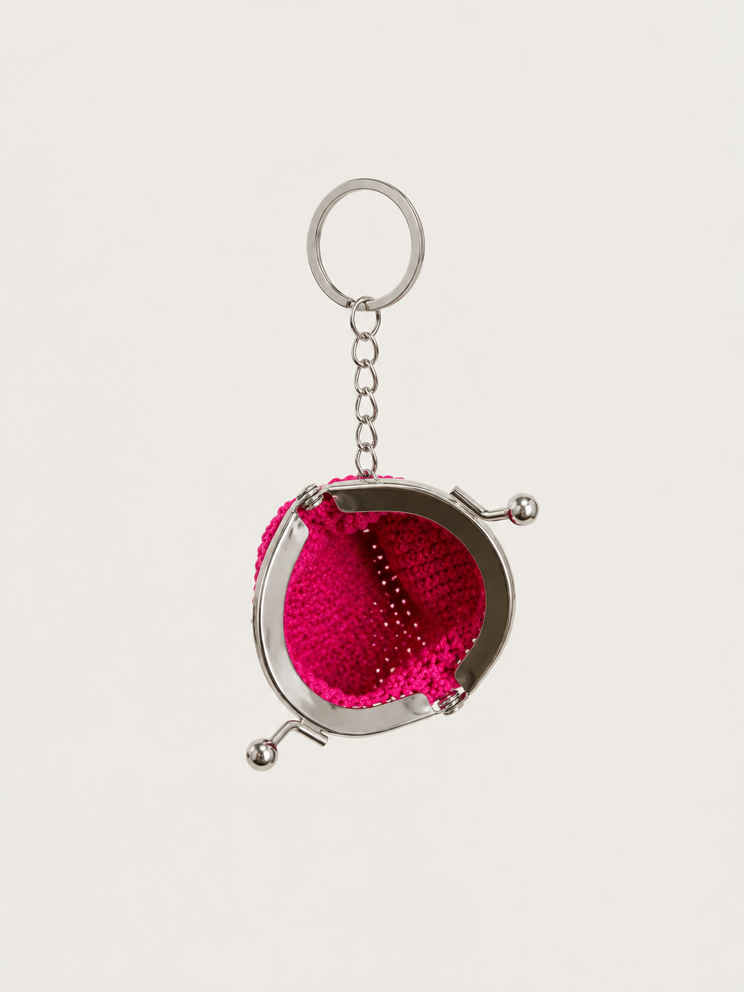 Electric Bloom Mini Wallet — Electric Pink