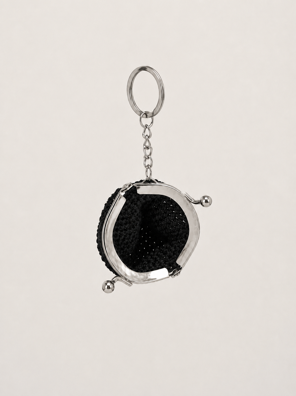 Electric Bloom Mini Wallet — Black