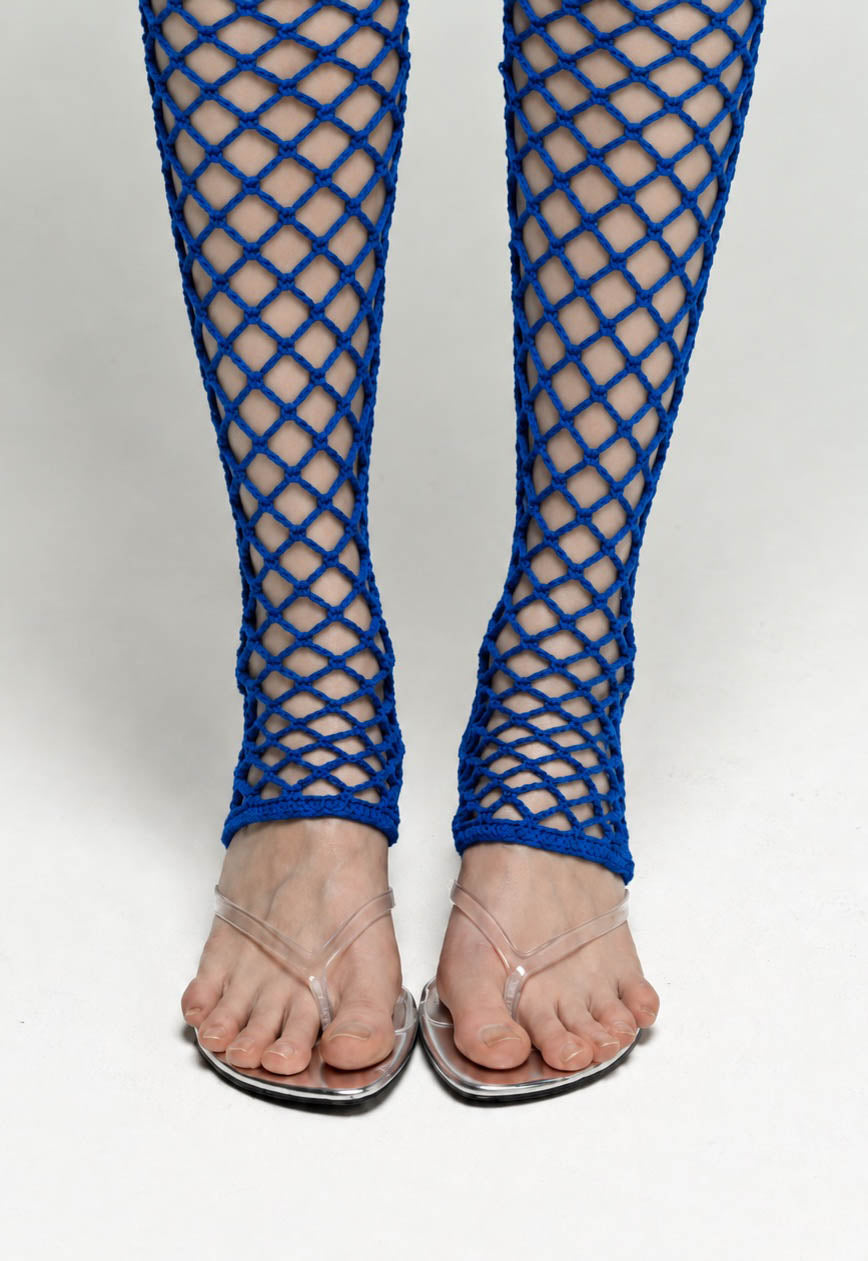 Royal blue loop sock