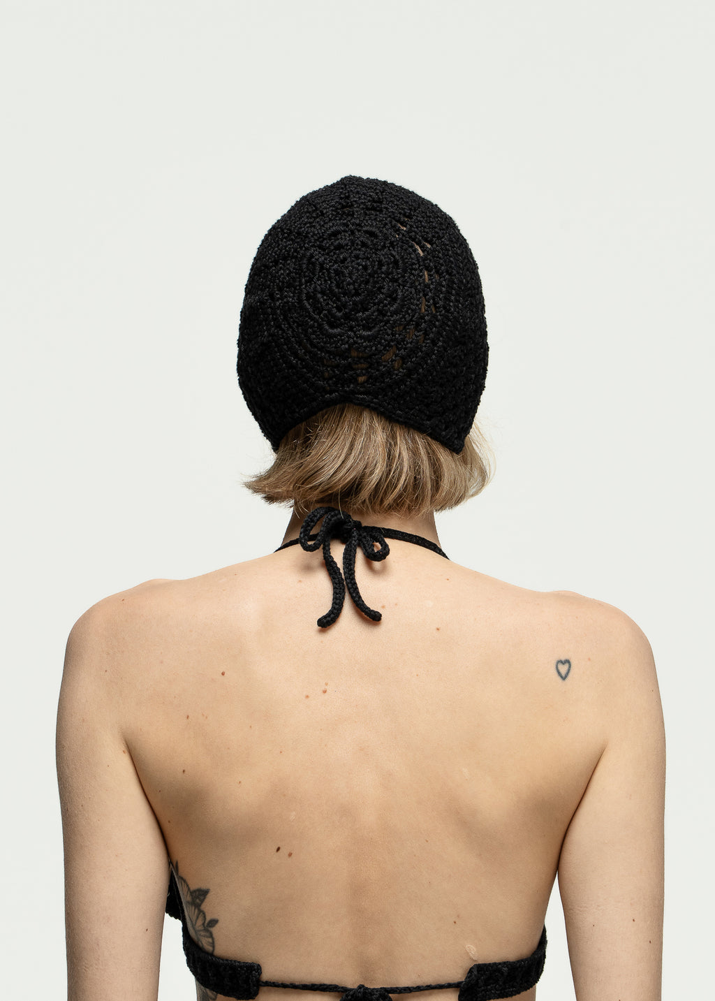 Signal Black Crochet Hat