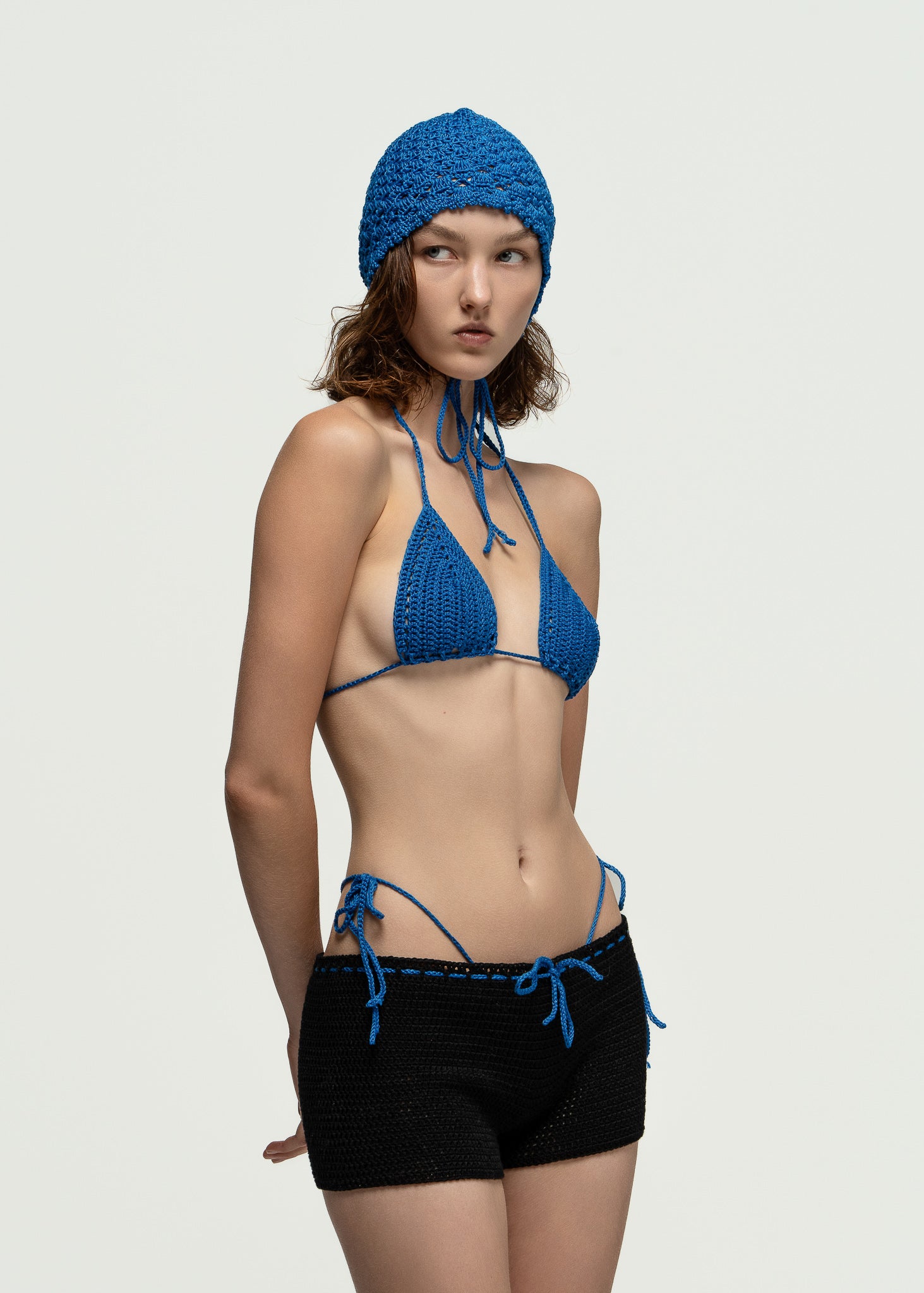Signal Blue Bikini Top