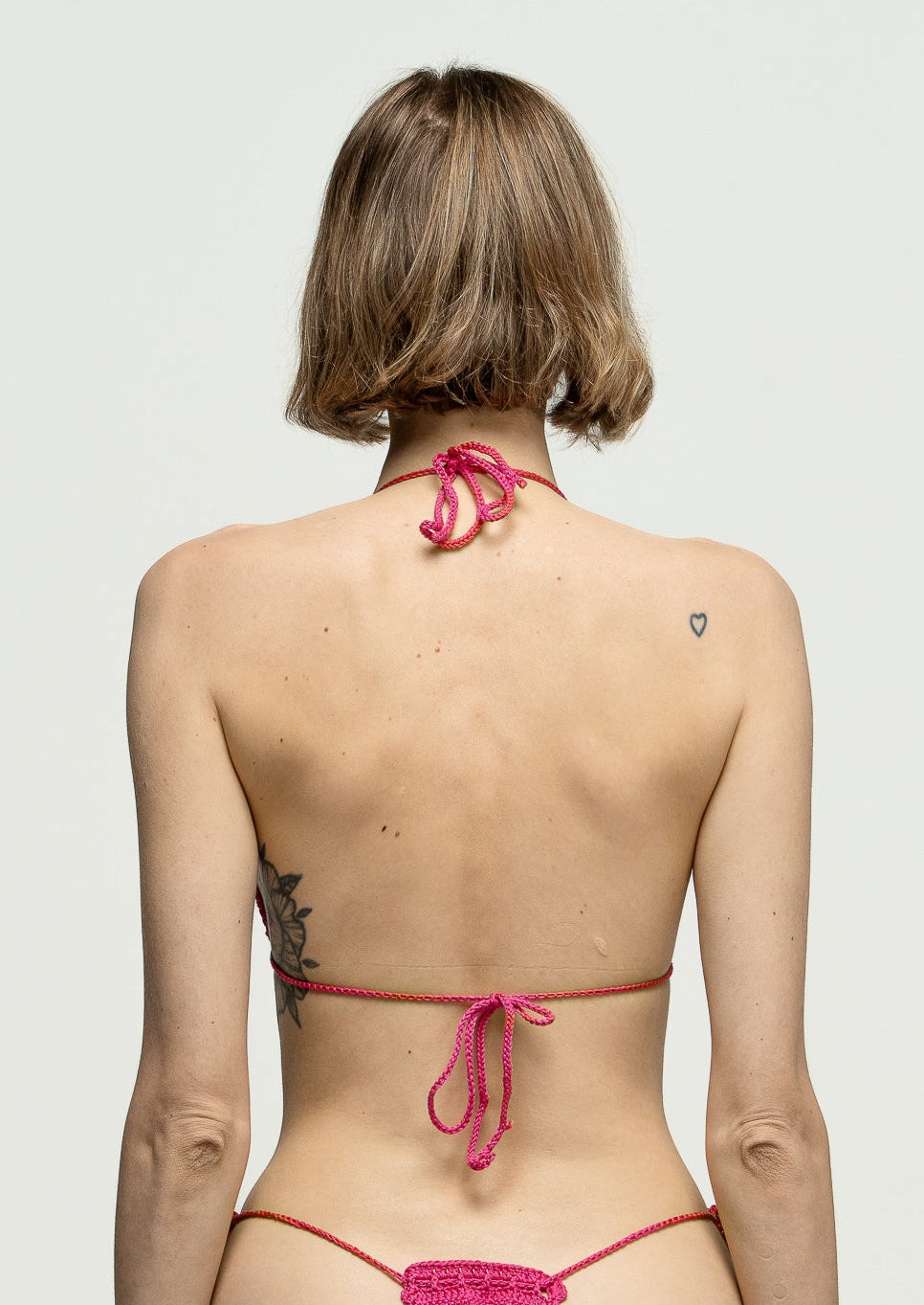 Signal Pink Bikini Top