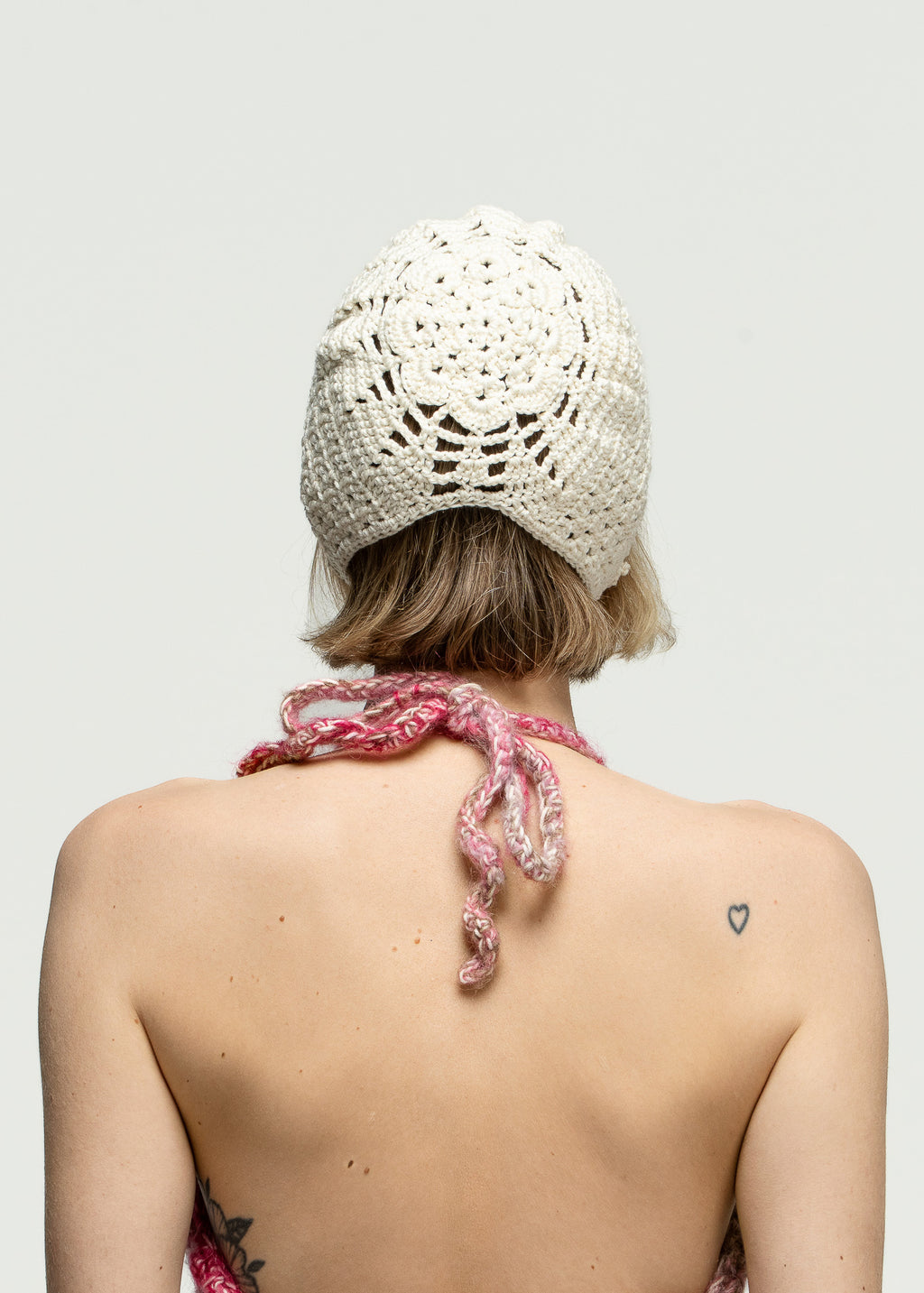 Signal White Crochet Hat