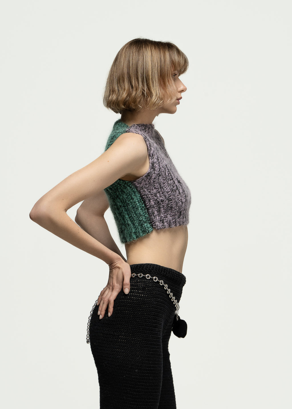 Dual Signal Crochet Top