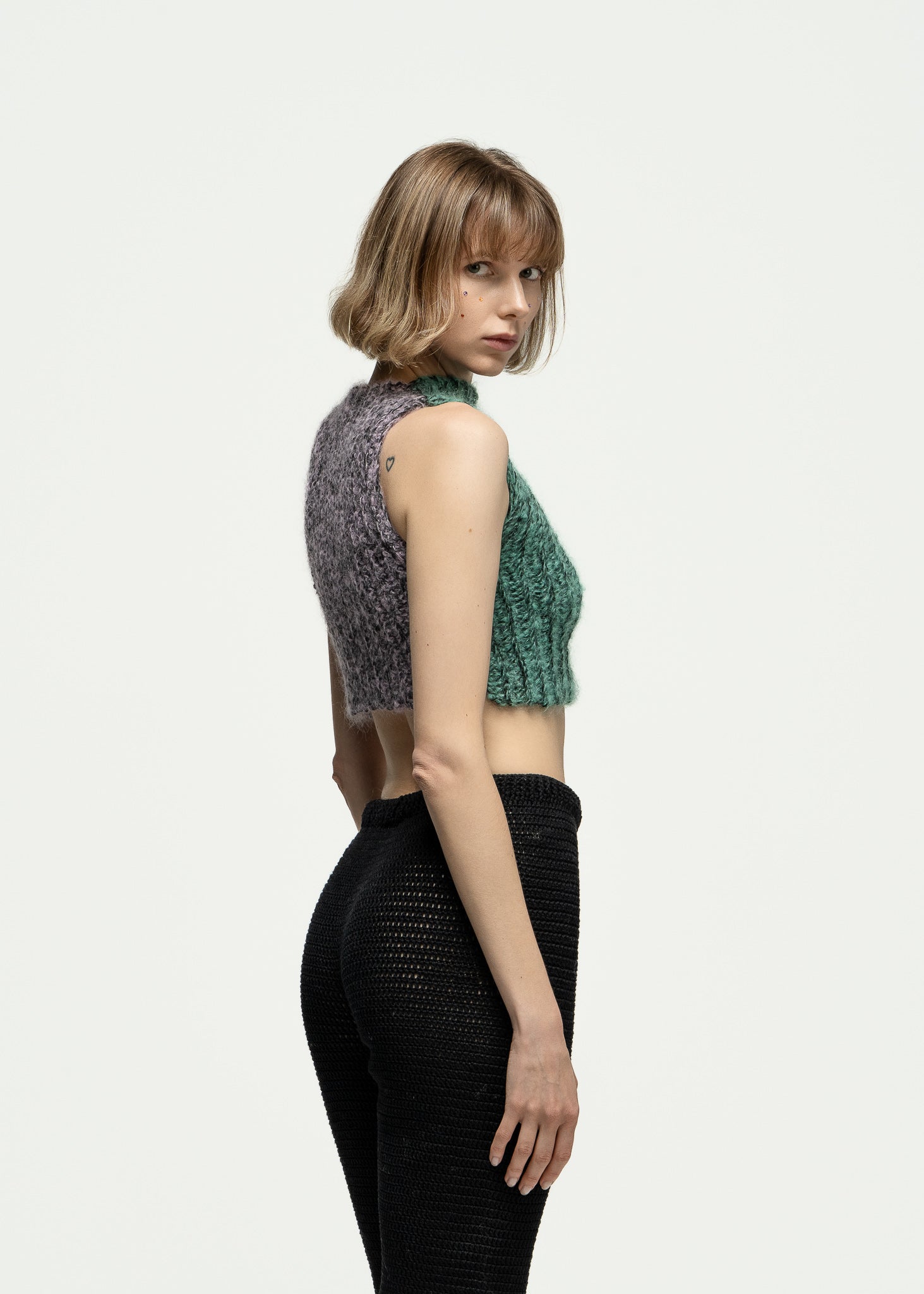 Dual Signal Crochet Top