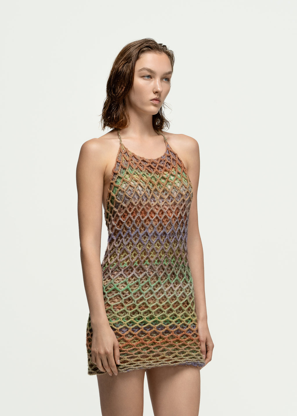 Earth Bloom Mini Dress