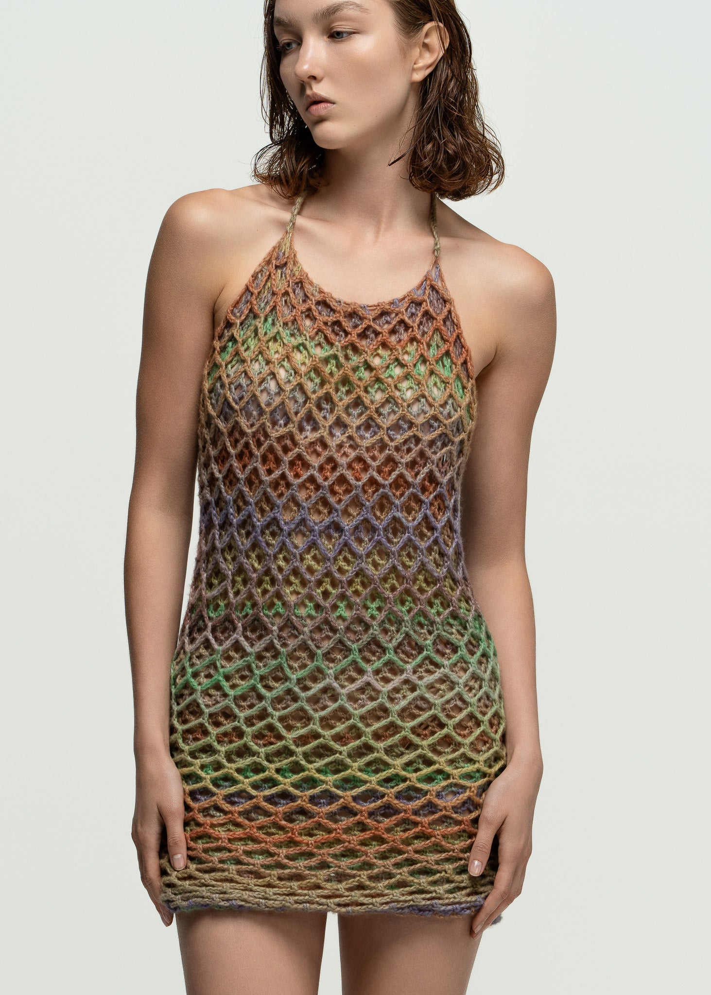 Earth Bloom Mini Dress