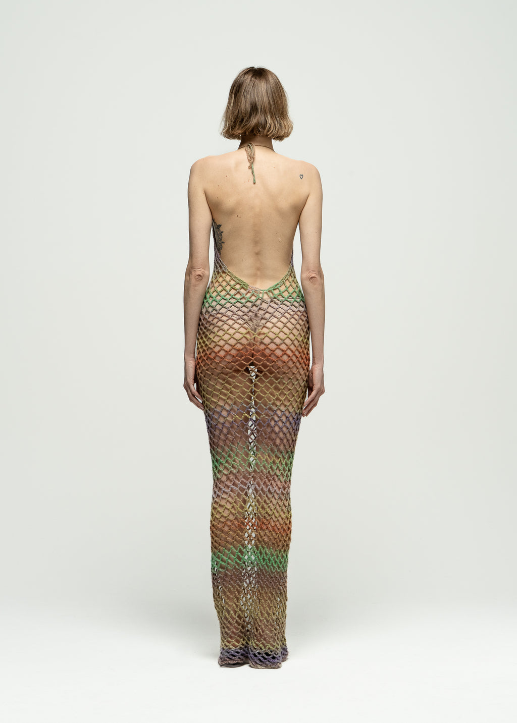 Earth Bloom Net Gown