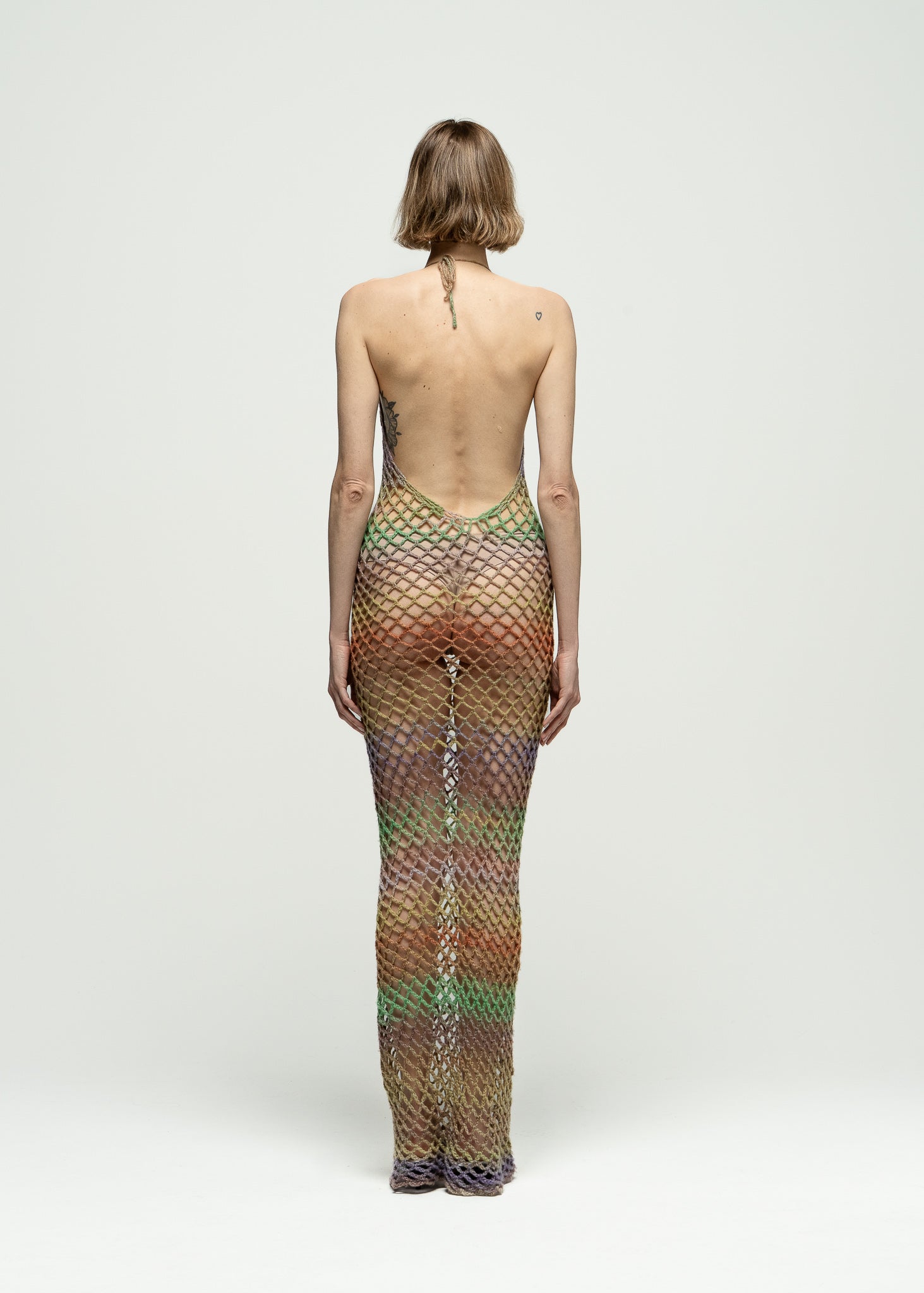 Earth Bloom Net Gown