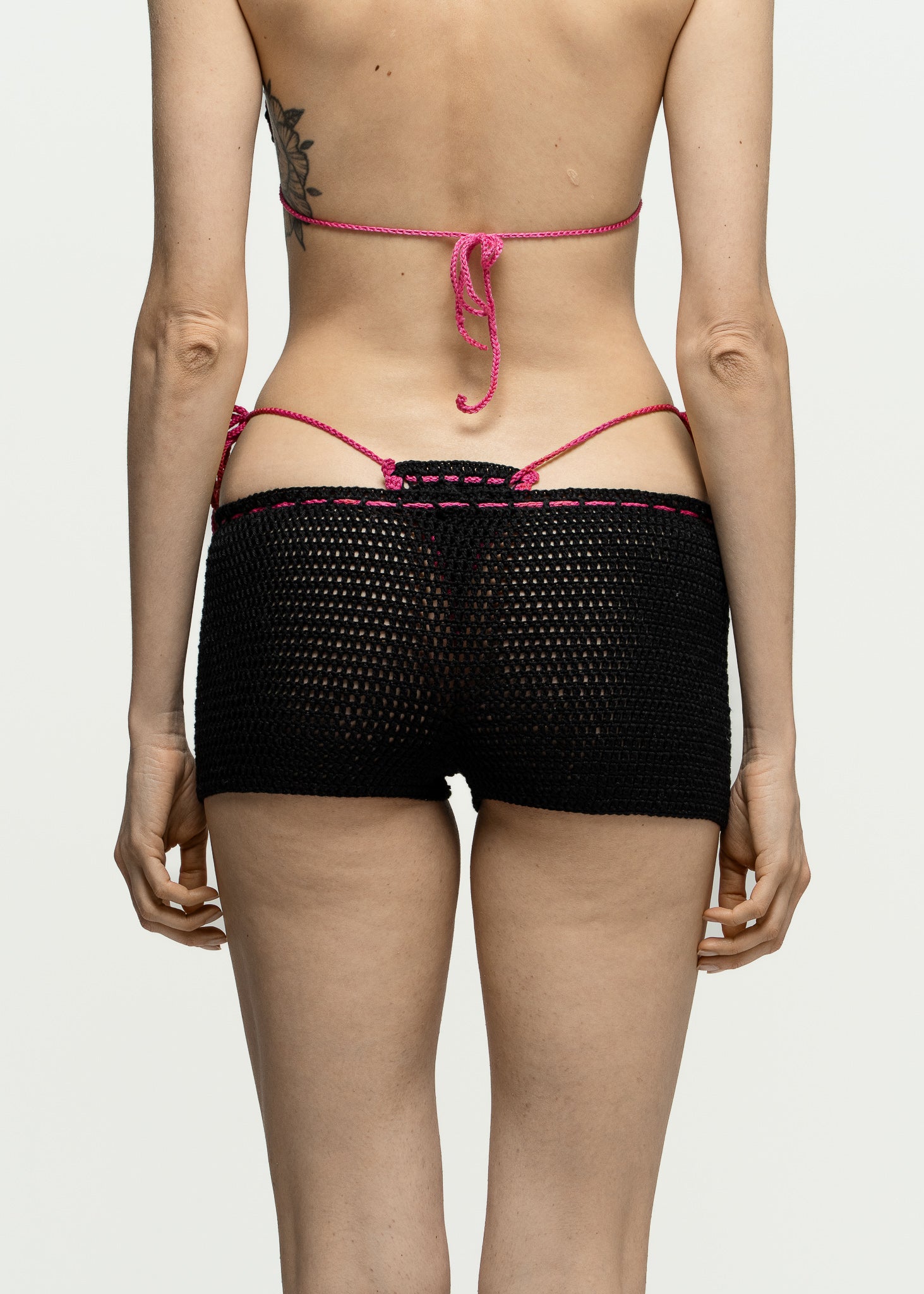 Static Shorts — Pink